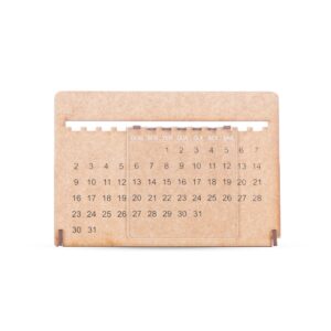 Calendário Permanente MDF com Acrílico - Cod.P@13856