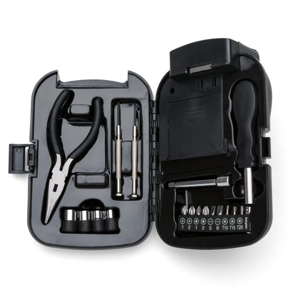 Kit Ferramenta 19 Peças com Lanterna - Cod 07494 - Imagem 2