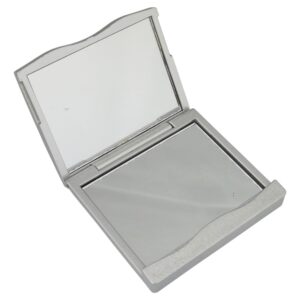 Espelho Plástico Duplo Sem Aumento - Cod 12069